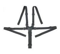 Monsieur Bébé - Lot de 2 harnais de sécurité universels 5 points pour chaise haute bébé - Noir