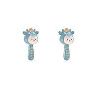Lot de 2 haut-parleurs Bluetooth à main pour enfants et filles, bleu, 20,5 x 8,5 x 10,5 cm
