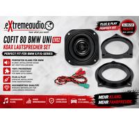 LOT DE 2 haut-parleurs coaxiaux AUDIO SYSTEM COFIT 80 BMW UNI EVO pour BMW...