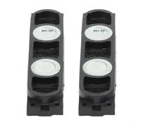 Lot de 2 haut-parleurs de rechange pour téléviseur Samsung BN96-25565B C D, compatible avec klaxon, construction en plastique, 85 mm x 18 mm x 12 mm, pour une installation facile Plug and Play, noir