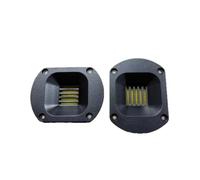 Lot de 2 haut-parleurs haut de gamme 4/8 ohms 15 W Hifi Audiophiles Ruban en aluminium Tweeter à mouvement d'air Système de son Home Cinéma Audio Haut de gamme Hifi Audiophiles Heil Bords Coupés Ruban