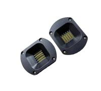 Lot de 2 haut-parleurs Heil Edges Cut Ribbon Tweeter Air Motion Haut-parleurs Home Cinéma Systèmes sonores 4/8 Ohm 15 W Hifi Audiophiles High End Hifi Audiophiles Aluminium Heil Edges Cut Ribbon