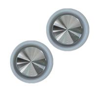 Lot de 2 haut-parleurs passifs en caoutchouc pour radiateur de 65 mm