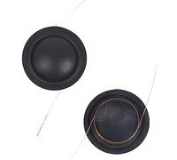 Lot de 2 haut-parleurs ronds à bobine vocale triple 20,4 mm, noyau de 20,4 mm, film de soie HiFi, tweeter à la maison, pyjama en soie blanche pour femme