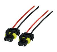 Lot de 2 HB3 9005 HB4 9006 Prise Phare Douille Ampoule HB4 HB3 Connecteur HB4 Connecteur HB3 femelle Adaptateur Lampe Voiture Phares antibrouillard feux de route HB3 P20d HB4 P22d L&P B566-3-2