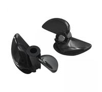 Lot de 2 hélices rotatives pour bateau RC CCW CW - Tige de 3 mm - Noir - 34 mm x 3 mm