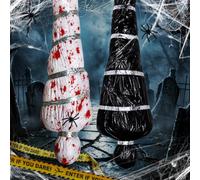 Lot de 2 Horror Decoration Halloween Cadavres Gonflables à Suspendre | Halloween Décor Gonflables Cadavre Accessoires pour Les Décorations Extérieures Gonflables D'Halloween