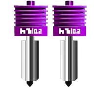 Lot de 2 hotend A2L/H2D/H2C/P2S/H2S/X2D avec revêtement anti-adhésif MPVD - Buse en acier trempé haute vitesse pour imprimantes 3D Bambu Lab P2S, X2D, A2L, H2, A1/A1MiNIi