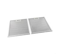 Lot de 2 hottes de cuisinière en maille métallique pour hottes aspirantes, filtre à graisse aluminisée à 5 couches, 305 x 267 x 9 mm, compatible avec la plupart des hottes supplémentaires