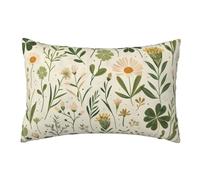 Lot de 2 Housse de Coussin 50x70 cm Coussin Style Nordique Housse Coussin,Super Doux Housses de Coussin Vert Modèle Coussin Canape Decoration,Rectangulaire Coussin Decoratif pour Salon Chambre Pr-318