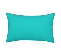 Lot De 2 Housse De Coussin Imprimé Bleu Aqua Foncé Taies Doreiller Lavable Modernes Housse De Coussin, pour Chambre, Canapé, Meubles, 40X60Cm