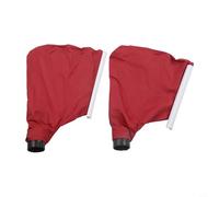 Lot de 2 housses anti-poussière pour ponceuse à bande 9403 9401 Pièces de rechange compatibles avec modèles 9403 et 9401, tissu rouge noir et plastique pour Protec