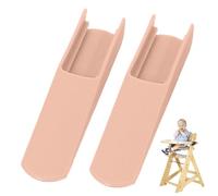 Lot de 2 housses antidérapantes pour pieds de chaise haute pour enfants, coussinets de chaise haute pour bébé, extension de pieds de chaise pour chaise haute pour accessoires de chaise