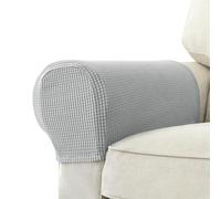 Lot de 2 housses d'accoudoir de canapé en polyester pour la décoration de la maison et du bureau