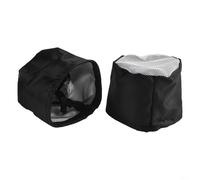 Lot de 2 housses d'aération de tente de culture avec cordon de serrage, protection contre la poussière pour le jardinage intérieur, ajustement sûr pour conduits de 15,2 cm (taille S)