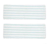 Lot de 2 housses de balai pour balai d'essuie-glace Leifheit, Profi Xl et Profi Xl Cotton Plus avec manche télescopique en aluminium ou en acier, turquoise 47 x 16,5 cm