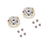Lot de 2 housses de balais de charbon RS550 et 8 balais de carbone pour outils électriques compatibles avec Bosch, Makita