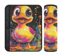 Lot de 2 housses de ceinture de sécurité respirantes pour adultes et enfants S Motif canard coloré