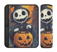 Lot de 2 housses de ceinture de sécurité respirantes pour adultes et enfants - Taille S - Toussaint - Halloween