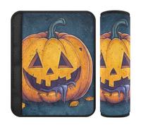Lot de 2 housses de ceinture de sécurité respirantes pour adultes, jeunes enfants, taille S, citrouille qui pleure, Halloween