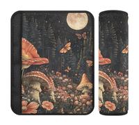 Lot de 2 housses de ceinture de sécurité respirantes pour enfants, femmes, hommes, enfants, taille M, motif safari au clair de lune, art fantastique