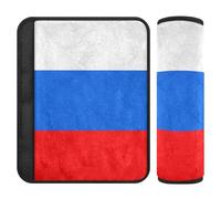 Lot de 2 housses de ceinture de sécurité souples pour sac d'appareil photo pour femme, homme, enfant, M drapeau russe