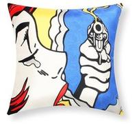 Lot de 2 Housses de Coussin 45x45 cm Brodées Art Antea Avizar Multicolore Multicolore G