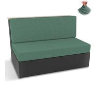 Lot de 2 housses de coussin extensibles pour caravane, camping-car, camping-car, lavable, pour camping-car, vert