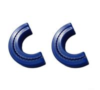 Lot de 2 housses de crochet de remorquage pour Chevrolet pour Silverado 1500 2007-2025 et pour GMC pour Sierra 1500 2007-2018 - Protection de montage d'attelage avant (bleu)