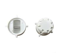 Lot de 2 housses de laisse pour accessoires de planche de surf, tasse ronde, trou de corde de 3 à 2 cm, compatible avec scooter et équipement équilibré, matériau ABS (noir)