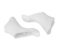 Lot de 2 housses de levier de frein en silicone pour vélo de route St-5600 St-5601 St-6600 avec poignée antidérapante et résistance aux intempéries pour le confort du cyclisme en plein air (blanc)