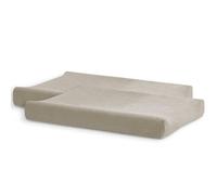 Jollein Housse de matelas à langer Nougat – Éponge coton 50x70 cm – Lot de 2 – Beige