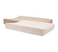 Jollein Housses de matelas à langer en éponge - Blush/Wild Rose - lot de 2-50 x 70 cm - 85% coton, 15% polyester - certifiées OEKO-TEX - housse de matelas à langer