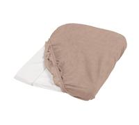 Lot de 2 housses de matelas à langer noisette