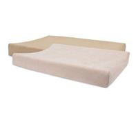 Lot de 2 housses de matelas à langer Wild Rose-Biscuit (50 x 70 cm)