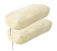 Lot de 2 housses de parterre surélevées en tissu non tissé rectangulaire avec cordon de serrage, bouclier contre le gel pour plantes par temps froid, serre, extérieur, pelouse, porche, terrasse