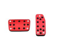 Lot de 2 housses de pédale de voiture pour Vezel pour HRV pour HR-V 2016-2019, Jazz 2011-2019, City 2015-2019 AT, couvre-pédale de voiture, pédales de frein de voiture (rouge)