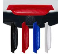 Lot de 2 housses de pluie en silicone pour caméra arrière de voiture et SUV - Protection anti-pluie, anti-buée avec rainures de drainage et contrôle de la condensation, noir