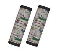 Lot de 2 housses de poignée de bagage pour valise, livres de gnomes amusants et mignons, étiquettes d'identification pour valises, accessoires de voyage, essentiels pour les voyages