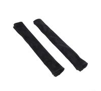 Lot de 2 housses de poignée de porte de four en velours pour réfrigérateur, micro-ondes, four, lave-vaisselle, noir