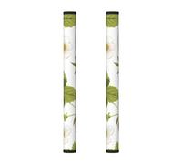 Lot de 2 housses de poignée de porte de réfrigérateur Motif fraises