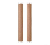 Lot de 2 housses de poignée de porte de réfrigérateur pour appareils de cuisine - Protège les poignées de la saleté et des rayures - Prolonge la durée de vie de l'appareil - En polyuréthane - Marron
