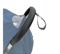 Lot de 2 housses de poignée de poussette en cuir synthétique, spécialement pour poussette Babyzen Yoyo et Yoyo2 (avec trou)