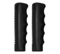 Lot de 2 housses de poignée de rechange en caoutchouc pour tubes de brouette, conçus pour améliorer l'adhérence et la stabilité sur terrain accidenté (125 x 24 mm)