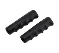 Lot de 2 housses de poignée de rechange en caoutchouc pour tubes de brouette, conçus pour améliorer l'adhérence et la stabilité sur terrain accidenté (125 x 20 mm)