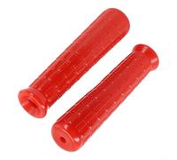 Lot de 2 housses de poignée en caoutchouc pour brouette, compatibles avec les structures tubulaires rondes avec design atténuant les chocs et optimisation de la prise en main (114 x 12 mm)