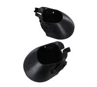 Lot de 2 housses de protection antidérapantes en caoutchouc pour cheval - Pour le soutien et la récupération des blessures équines - Noir - S/M/L/XL