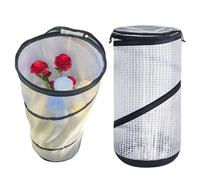 Lot de 2 housses de protection contre le gel pour plantes en hiver - Protection coupe-vent pour plantes de jardin - Protection contre l'hivernage pour fleurs comme pour une utilisation dans le jardin