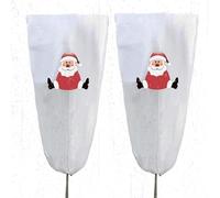 Lot de 2 housses de protection contre le gel pour sapin de Noël - Protection épaisse pour plantes - Pour l'extérieur, la clôture de jardin, le paysage, la ferme, la sylviculture, la cour et