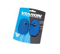 Lot de 2 housses de protection élastiques en silicone pour bras de manivelle - Pour VTT et vélo de route - Empêche les rayures et l'usure - Bleu